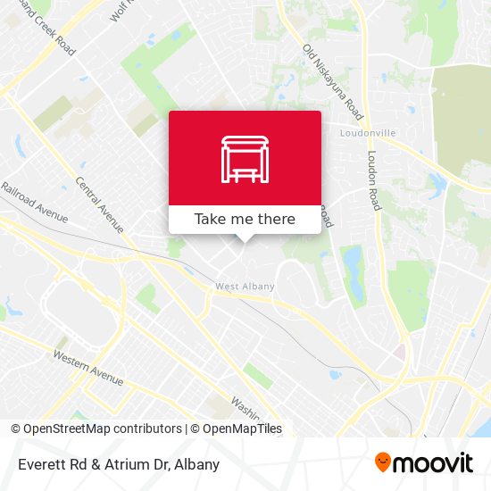 Mapa de Everett Rd & Atrium Dr