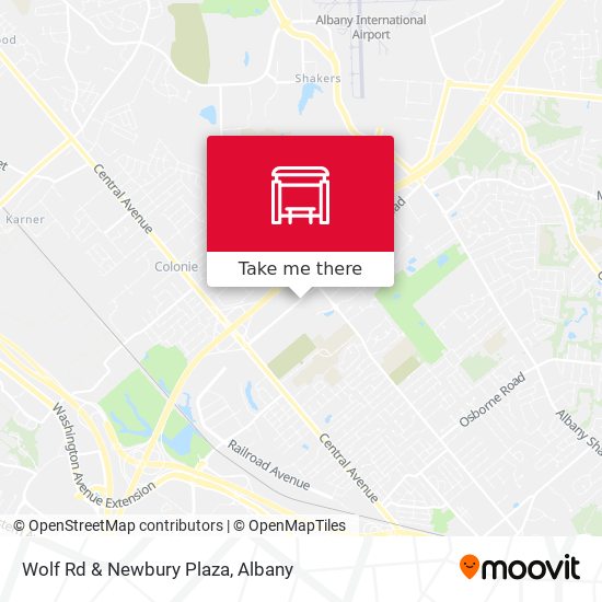 Wolf Rd & Newbury Plaza map