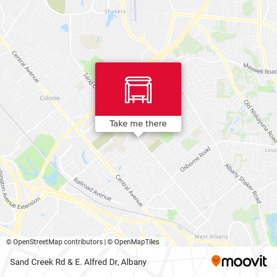 Mapa de Sand Creek Rd & E. Alfred Dr