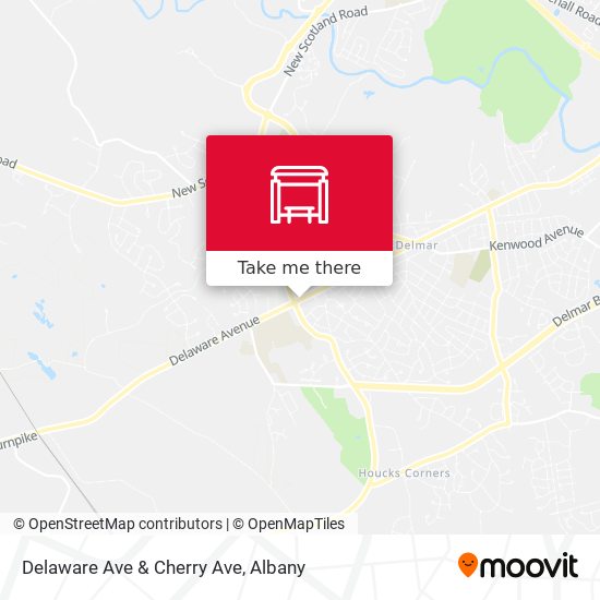 Mapa de Delaware Ave & Cherry Ave