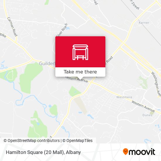 Mapa de Hamilton Square (20 Mall)