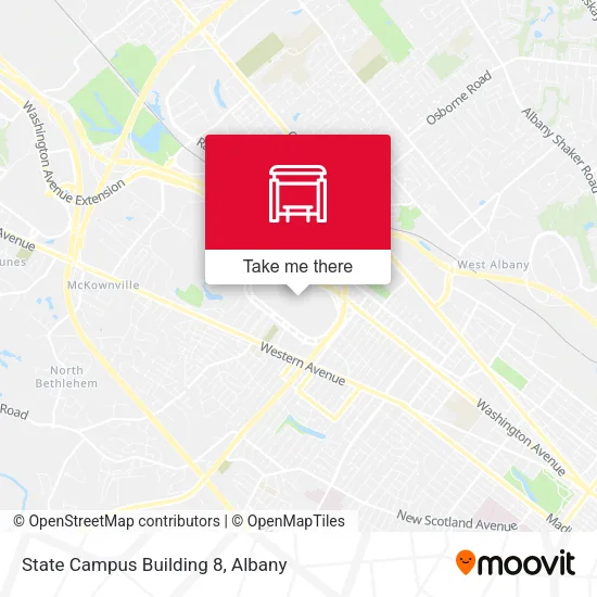 Mapa de State Campus Building 8