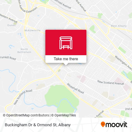 Buckingham Dr & Ormond St map