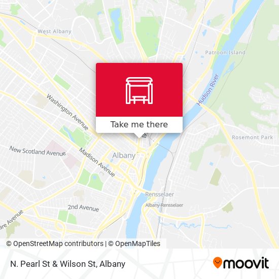 Mapa de N. Pearl St & Wilson St