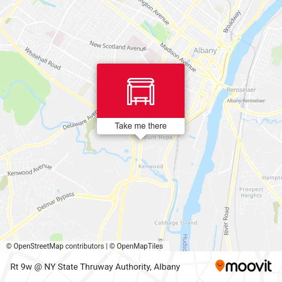 Mapa de Rt 9w @ NY State Thruway Authority