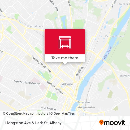 Mapa de Livingston Ave & Lark St