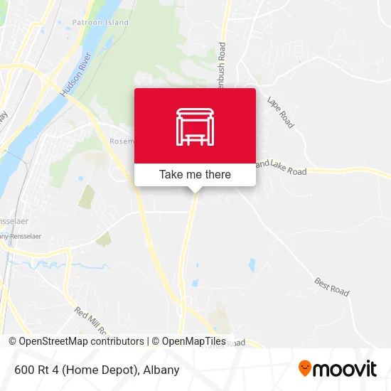 Mapa de 600 Rt 4 (Home Depot)
