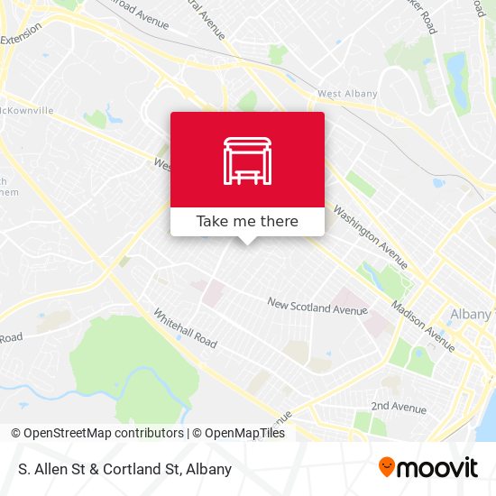 Mapa de S. Allen St & Cortland St