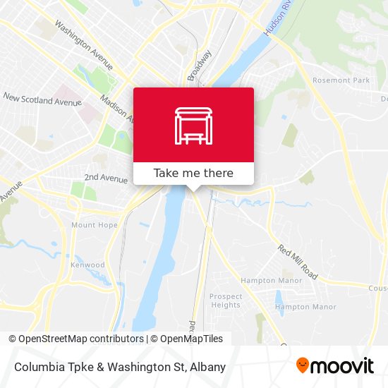 Mapa de Columbia Tpke & Washington St