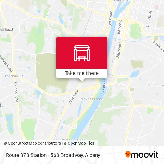 Mapa de Route 378 Station - 563 Broadway