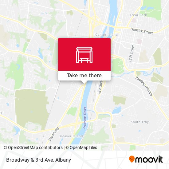 Mapa de Broadway & 3rd Ave