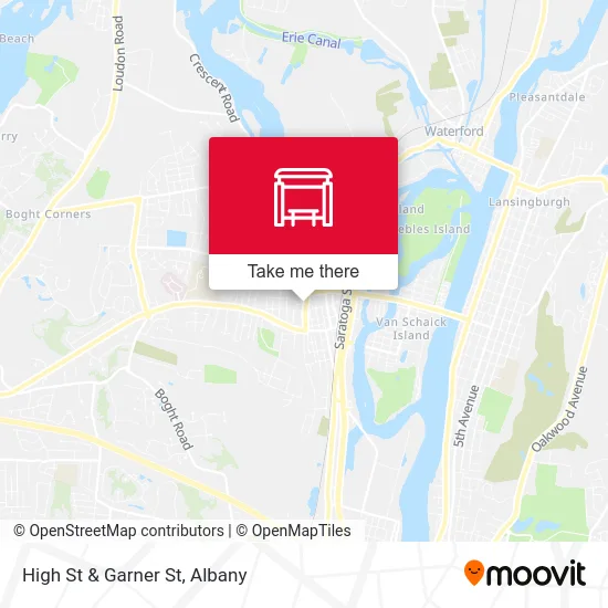 High St & Garner St map