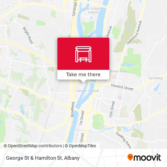 Mapa de George St & Hamilton St