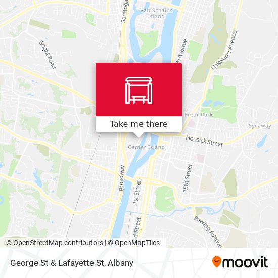 George St & Lafayette St map