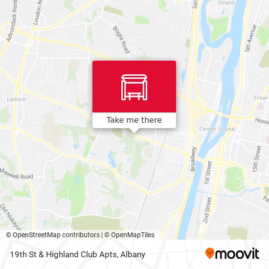 19th St & Highland Club Apts map