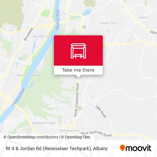 Mapa de Rt 4 & Jordan Rd (Rensselaer Techpark)