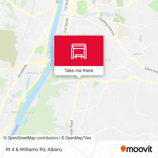Rt 4 & Williams Rd map
