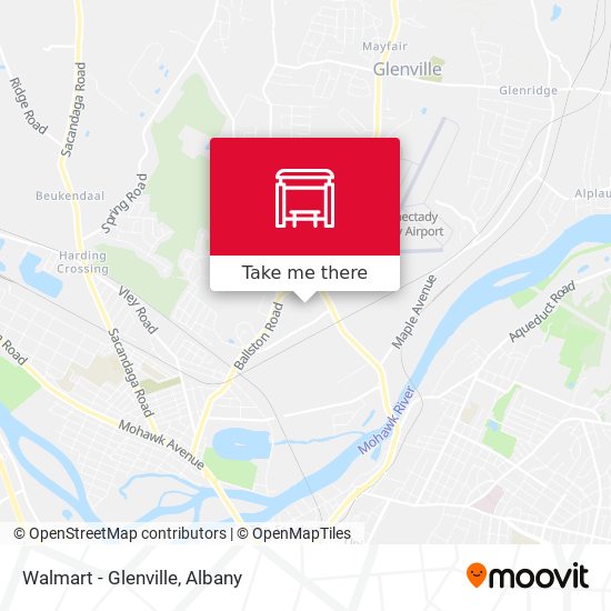 Walmart - Glenville map