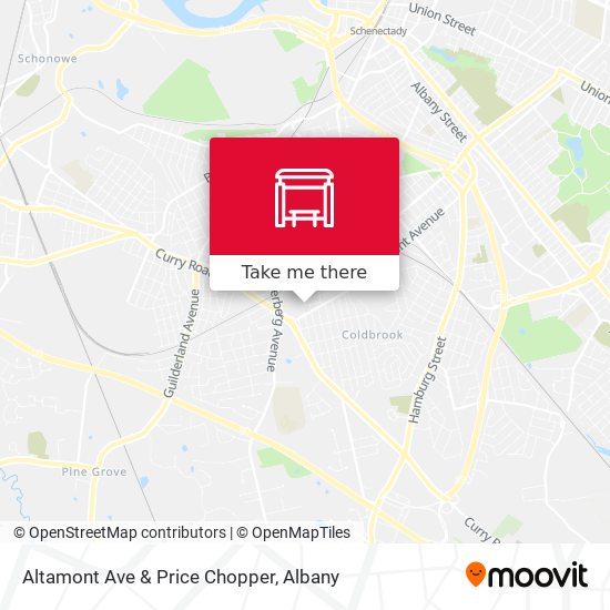 Altamont Ave & Price Chopper map