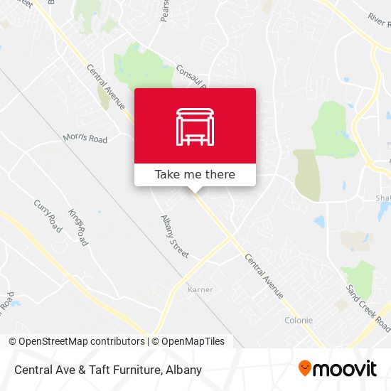 Central Ave & Taft Furniture map