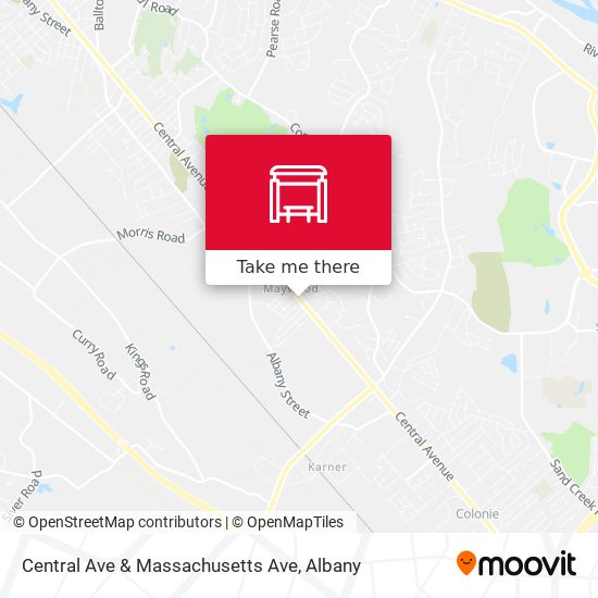 Mapa de Central Ave & Massachusetts Ave