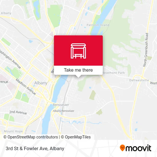 3rd St & Fowler Ave map