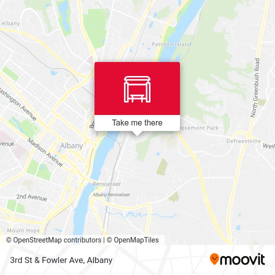 3rd St & Fowler Ave map