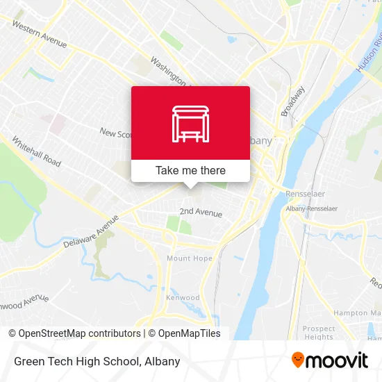 Green Tech High School map
