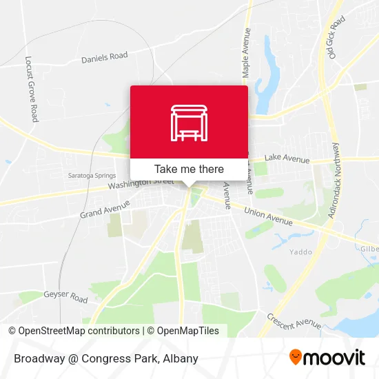 Mapa de Broadway @ Congress Park