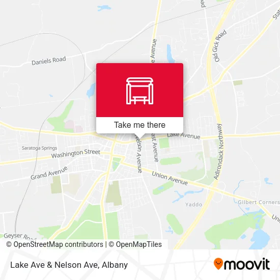 Lake Ave & Nelson Ave map