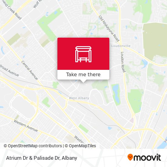 Atrium Dr & Palisade Dr map