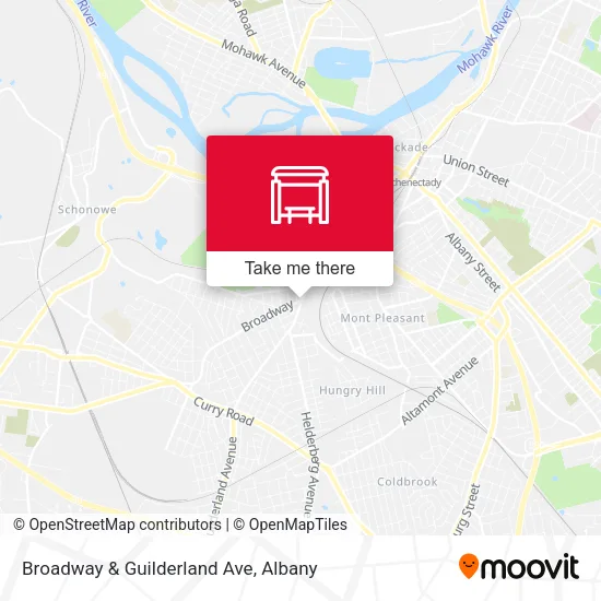 Mapa de Broadway & Guilderland Ave