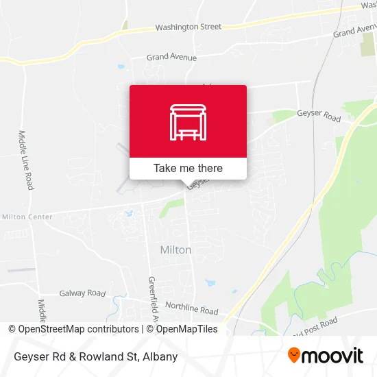 Geyser Rd & Rowland St map