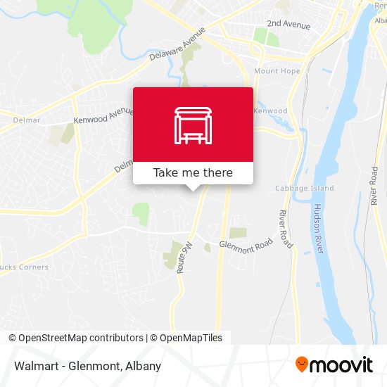 Mapa de Walmart - Glenmont