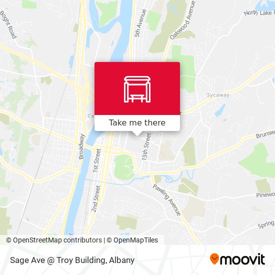 Mapa de Sage Ave @ Troy Building