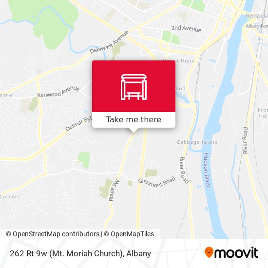 262 Rt 9w (Mt. Moriah Church) map