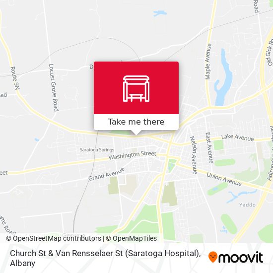 Mapa de Church St & Van Rensselaer St (Saratoga Hospital)