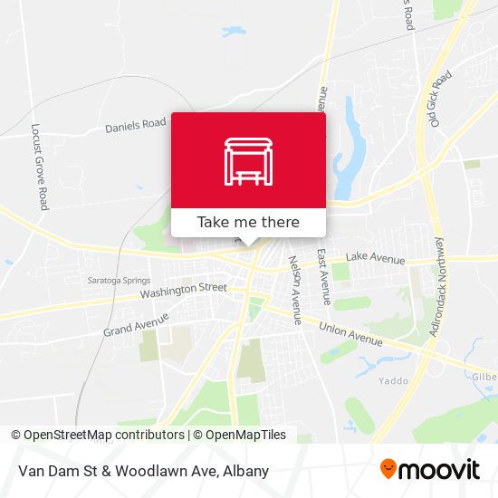 Van Dam St & Woodlawn Ave map