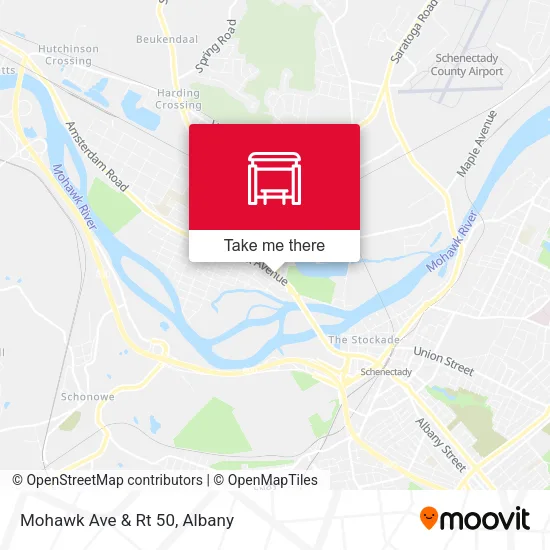 Mapa de Mohawk Ave & Rt 50