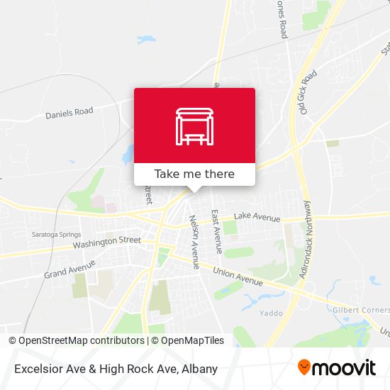 Excelsior Ave & High Rock Ave map