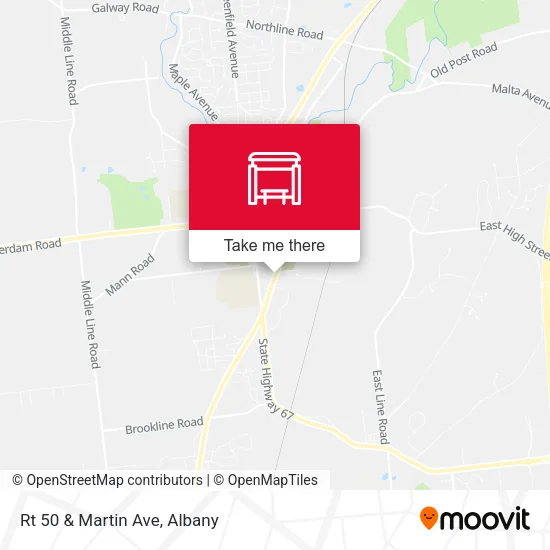 Mapa de Rt 50 & Martin Ave