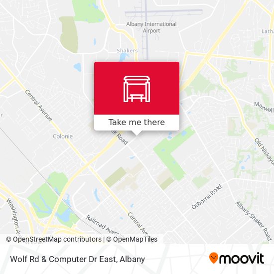Wolf Rd & Computer Dr East map