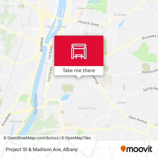 Project St & Madison Ave map