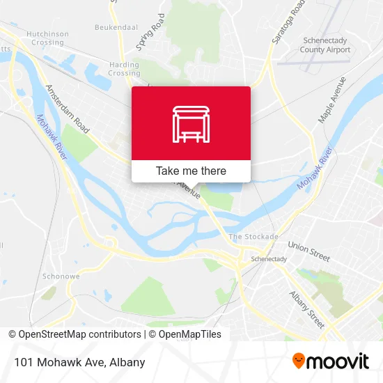 Mapa de 101 Mohawk Ave