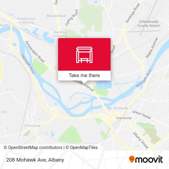Mapa de 208 Mohawk Ave