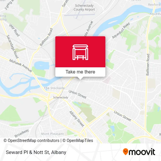 Mapa de Seward Pl & Nott St