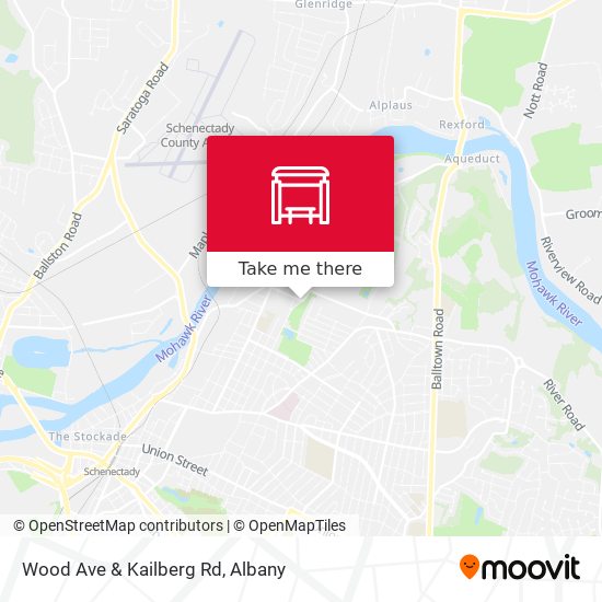 Wood Ave & Kailberg Rd map