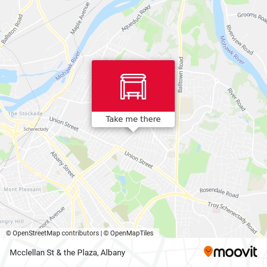 Mcclellan St & the Plaza map