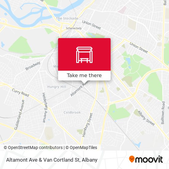 Altamont Ave & Van Cortland St map