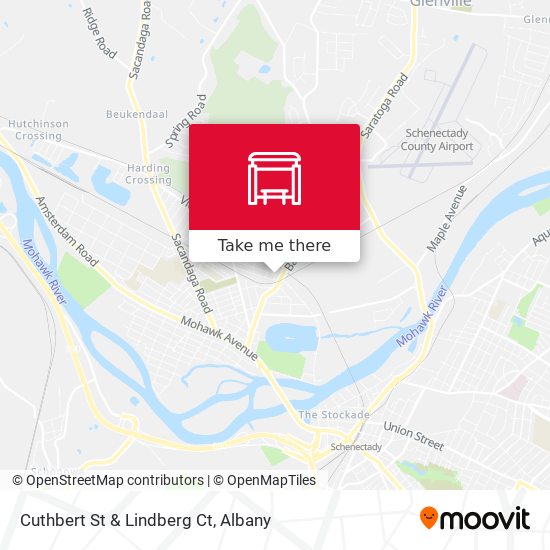 Mapa de Cuthbert St & Lindberg Ct